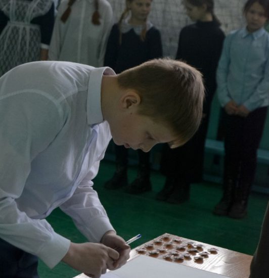 Посвящение в ряды юнармейцев